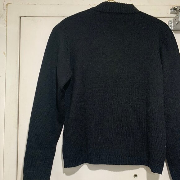 VINTAGE MAGNOLIA KNIT BEADED WOOL SWEATERS SIZE L - Picture 5 of 8